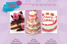 Cakes Deluxe Web Site